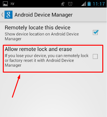 3 allow remote lock